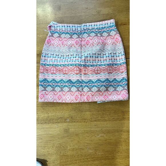 ZARA SKIRT AZTEC ASYMMETRICAL SKIRT WOMENS SIZE S - Picture 6 of 8